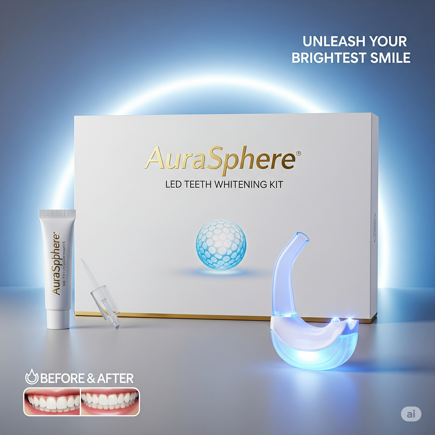 Whitening LED Teeth Kit